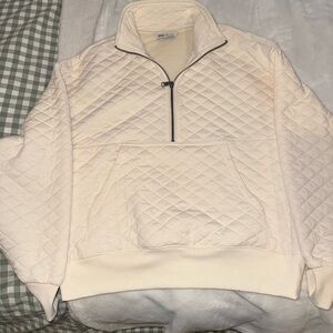 Women's DSG Cream Quilted Sweater